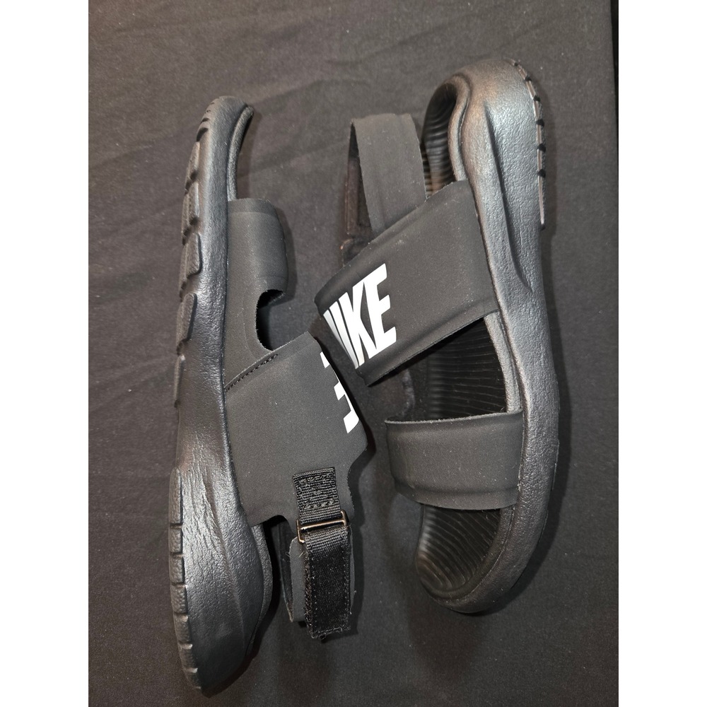Nike‎ Women's Black Adjustable Strap Sandals Slides Comfort Casual